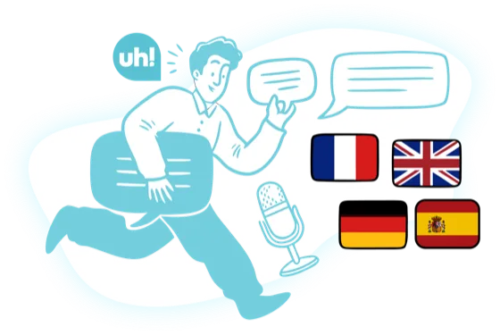 Illustrazione: trascrizione multilingue per gli umani