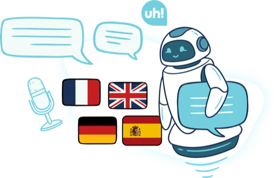 Illustrazione: voicebot multilingue